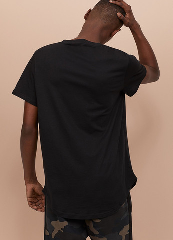 Чорна футболка H&M