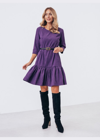 Фиолетовое платье-трапеция фиолетового цвета Dressa