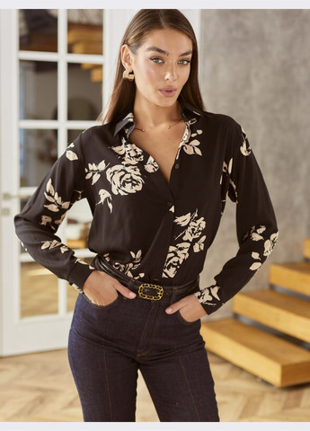 Черная рубашка Dressa