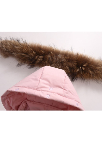 Розовый зимний комплект (куртка, комбинезон) No Brand