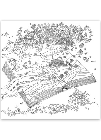 Розмальовка "Таємниці мальовничих світів" Автор Анґеліка Штубнер Жорж (265391248)