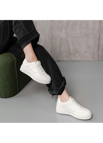 Білі осінні кросівки жіночі sandy 3943 24 білий Fashion