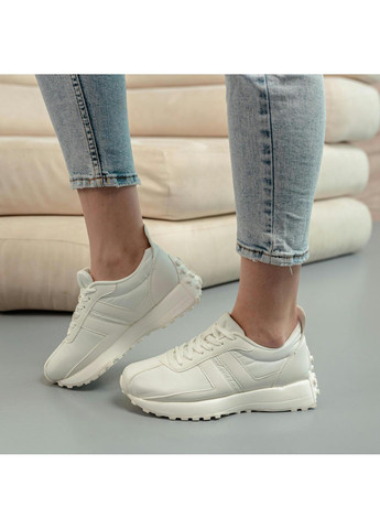 Белые демисезонные кроссовки женские sophia 3941 235 белый Fashion