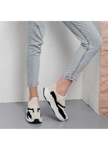 Кросівки жіночі Charlote 3934 23 5 Бежевий Fashion бежеві демісезони (265321232)
