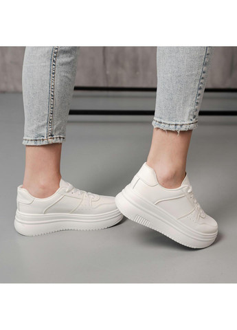 Белые демисезонные кроссовки женские sara 3944 245 белый Fashion