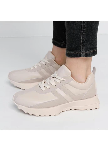 Кроссовки женские Joan 3921 23 Молочный Fashion молочные демисезоны (265321243)