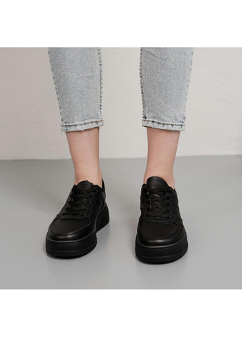 Черные демисезонные кроссовки женские rose 3953 24 черный Fashion