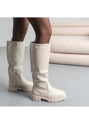 Чоботи жіночі Wilma 3871 23 5 Молочний Fashion (265321176)