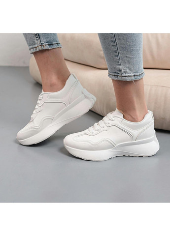 Білі осінні кросівки жіночі cecil 3942 24 5 білий Fashion