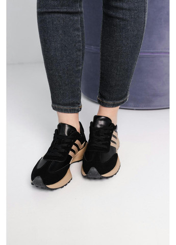 Черные демисезонные кроссовки женские shirley 3902 23 черный Fashion