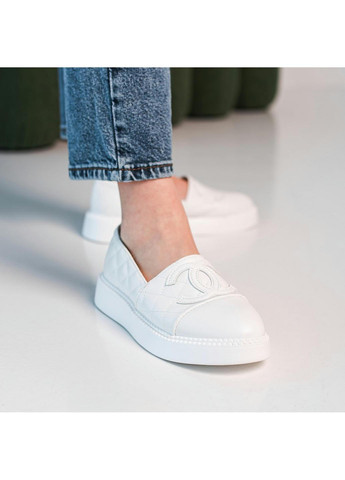 Fashion Лофери жіночі Angelina 3906 24 5 Білий лофери білий з штучна шкіра, україна — демісезон (265391602)