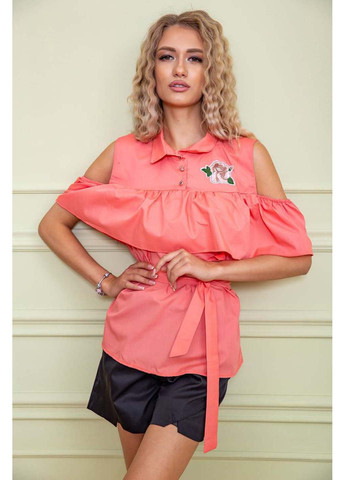 Персиковая демисезонная блуза Ager
