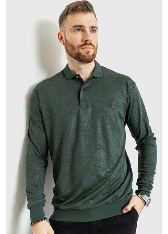 Темно-зеленая футболка-поло для мужчин Ager