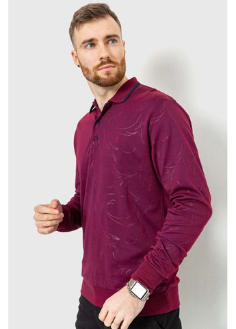 Бордовая футболка-поло для мужчин Ager