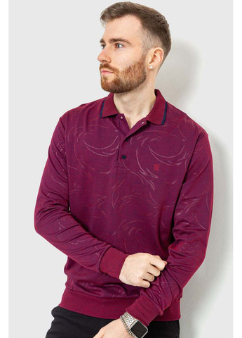 Бордовая футболка-поло для мужчин Ager