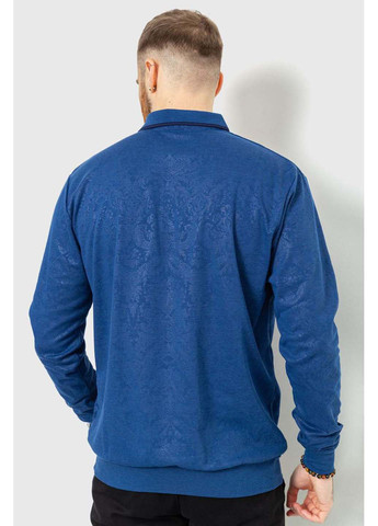 Синяя футболка-поло для мужчин Ager