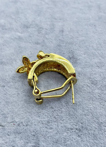 Серьги металлические цветочек No Brand (265329770)
