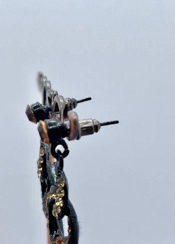 Серьги металлические восьмерки No Brand (265329804)