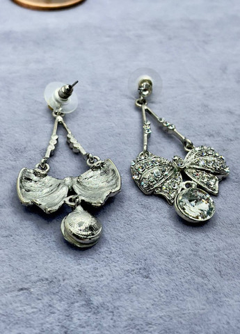 Серьги металлические бантики No Brand (265329864)