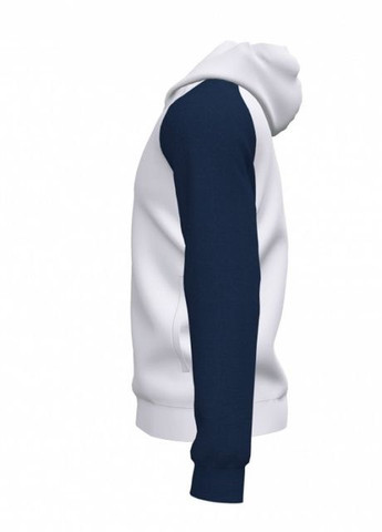 Олімпійка ACADEMY IV з капюшоном біла з темно-синіми рукавами Joma (265416756)