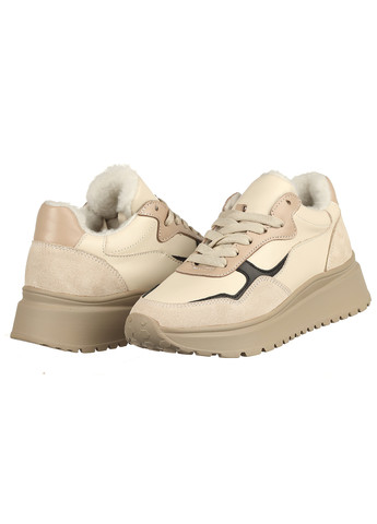 Жіночі кросівки зі шкіри 10246.1-20 Best Vak бежеві зими (265541354)