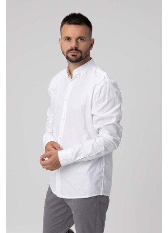 Белая кэжуал рубашка Figo