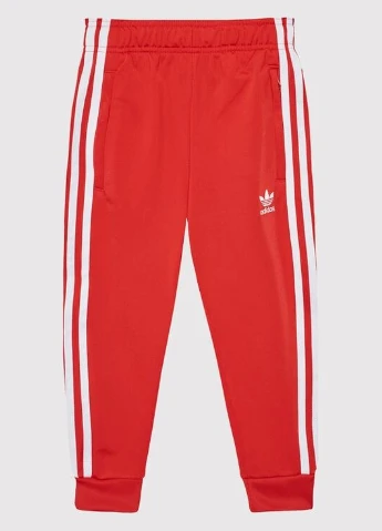Красные брюки adidas