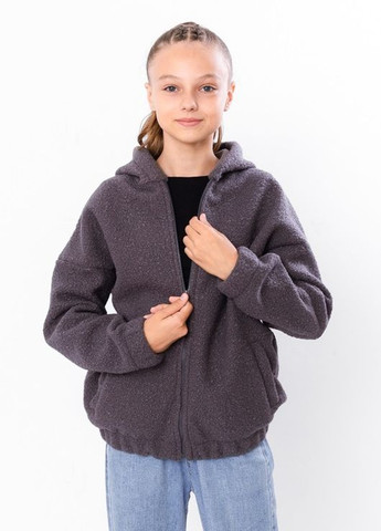 Серая демисезонная джем-куртка для девочки (подростковая) Носи своє