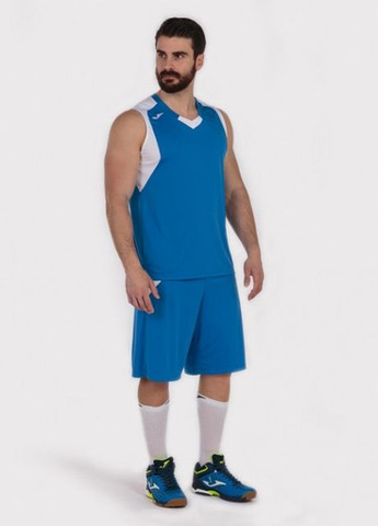 Комплект баскетбольной формы сине-белый FINAL 101115.702 Joma (265543119)