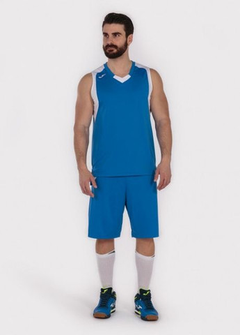 Комплект баскетбольной формы сине-белый FINAL 101115.702 Joma (265543119)