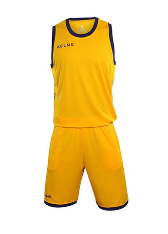 Комплект баскетбольної форми жовто-фіолетовий 3881021.9717 Kelme (265543073)