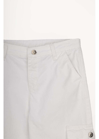 Белые кэжуал демисезонные брюки Asl