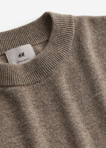 Темно-бежевый демисезонный свитер H&M