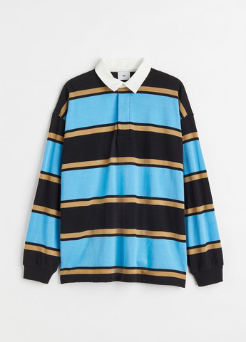 Комбинированный демисезонный свитер оверсайз H&M