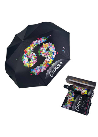 Женский зонт-автомат "Зодиак" в подарочной упаковке с платком Rain (265992225)