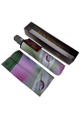 Комбінована жіноча парасолька-автомат у подарунковій упаковці з хустинкою Rain (265992226)