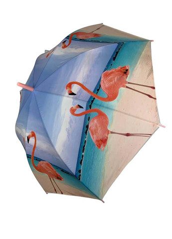 Жіноча парасолька-тростина напівавтомат з рожевою ручкою Swift (265992151)