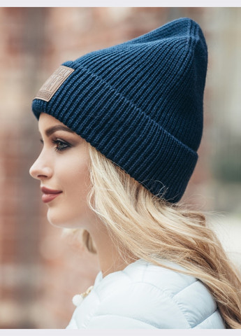 темно-синя шапка з нашивкою "advisory" Dressa (266622588)