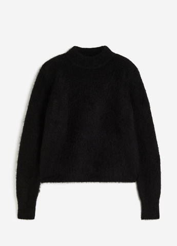 Черный демисезонный свитер H&M