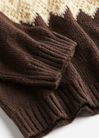Темно-коричневий демісезонний светр H&M