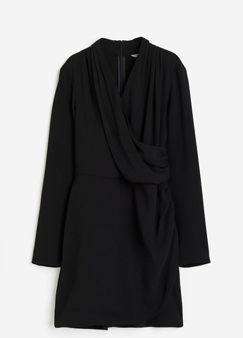 Черное праздничный платье H&M однотонное