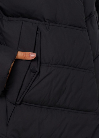 Чорна зимня пуховик приталений foda чорний Fodarlloy