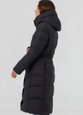 Чорна зимня пуховик приталений foda чорний Fodarlloy