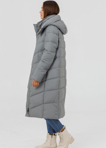 Оливкова зимня пуховик приталений foda оливковий Fodarlloy