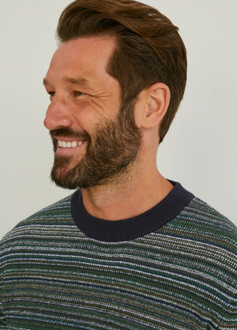 Комбинированный демисезонный свитер из хлопка C&A