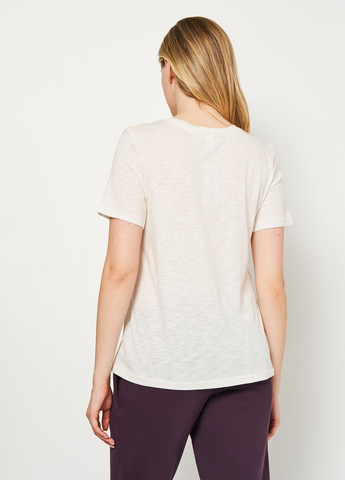 Молочна всесезон футболка жіноча віскозна з коротким рукавом Роза