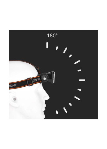 Ліхтарик налобний світлодіодний акумулятор 5.7*8.3см Home (266170031)