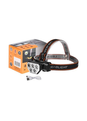 Ліхтарик налобний світлодіодний акумулятор 5.7*8.3см Home (266170031)