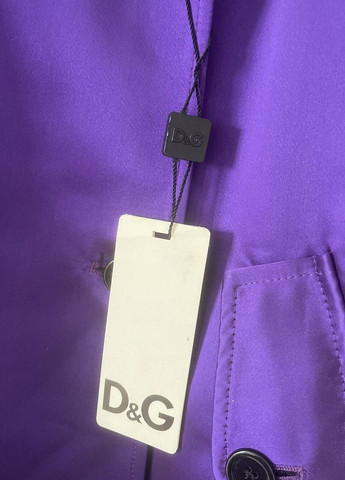 Фіолетовий демісезонний Плащ тренчкот Dolce & Gabbana