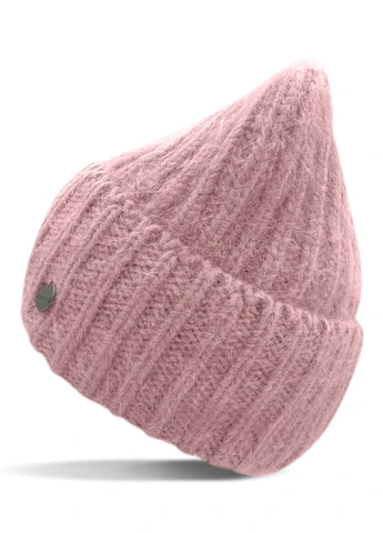 9052 Шапка ангорова "Феліція" F34-Персик р.56 (A_001419) Anmerino (266273566)